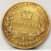 AUSTRALIA 1863 . HALF 1/2 SOVEREIGN . SYDNEY . GOLD